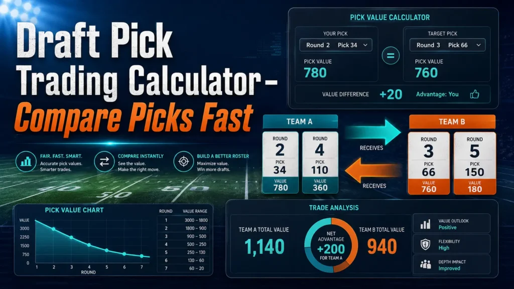 Draft Pick Trading Calculator – Compare Picks Fast