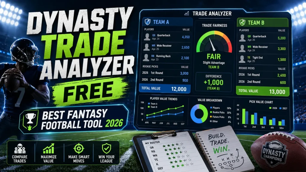 Dynasty Trade Analyzer Free | Best Fantasy Football Tool 2026