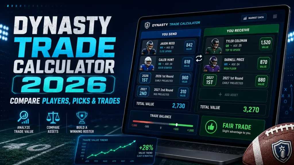 Dynasty Trade Calculator 2026 | Compare Players, Picks & Trades