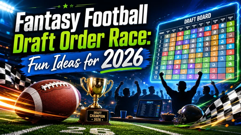 Fantasy Football Draft Order Race: Fun Ideas for 2026 Fantasy Football Draft Order Race: Fun Ideas for 2026